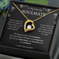 My Amazing Soulmate / Soulmate Heart Beat / Soulmate Gift / Forever Love Necklace - BLK Gift
