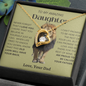 Amazing Daughter - Dad Old Lion Tan - Forever Love Necklace