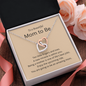 Mom to Be / New Mom / Interlocking Hearts Necklace