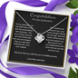 Graduate / Graduation Gift for her / Love Knot Necklace Gift