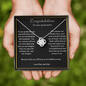 Graduate / Graduation Gift for her / Love Knot Necklace Gift