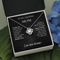 Amazing Mom / Single Parent Mom / Love Knot Necklace
