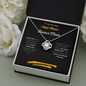 Bonus Mom not the Step Mom / Love Knot Necklace