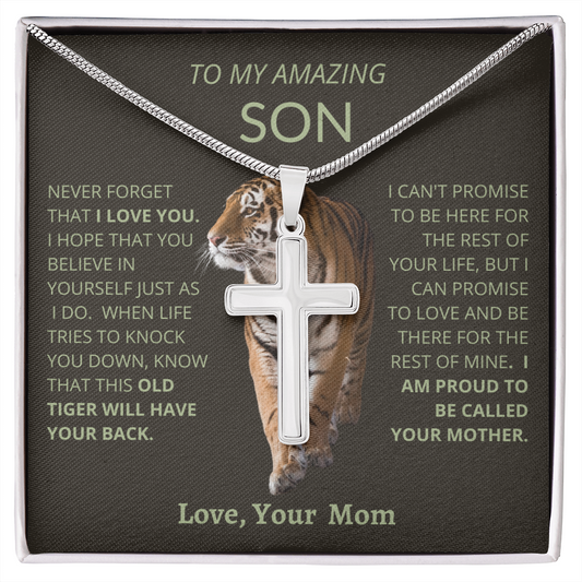 Gift for son, Gift for son from mom, gift from mom to son, gift for son, mom will have your back, mom love for son