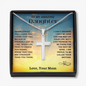 My Amazing Daughter - You Are Stronger - Stainless Steel Cross Necklace