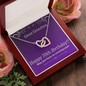 Happy Birthday Great Grandma / Happy 70th Birthday Great Grandma Gift / Interlocking Hearts Necklace