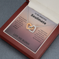 My Beautiful Soulmate / Soulmate birthday / Interlocking Hearts Necklace
