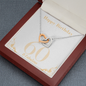 Happy Birthday / 60 & Fabulous / Interlocking Hearts Necklace