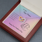 New Mom / First Mother's Day / Interlocking Hearts Necklace