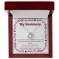 My Soulmate / Soulmate My Everything / Soulmate Gift / Love Knot Necklace Gift