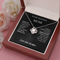 Amazing Mom / Single Parent Mom / Love Knot Necklace