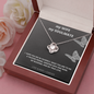 My Wife My Soulmate Gift / Love Gift for Wife and Mom / Love Knot Necklace