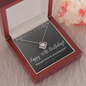 Happy 50th Birthday / 50th Birthday for Her / Love Knot Necklace