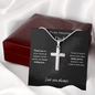 Amazing Dad / Single Parent Dad / Stainless Steel Cross Necklace