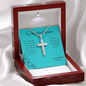 To My Soulmate / Soulmate Gift / Life's Journey Gift / Stainless Steel Cross Necklace