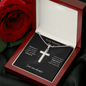 Amazing Dad / Single Parent Dad / Stainless Steel Cross Necklace