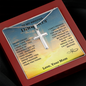My Amazing Daughter - You Are Stronger - Stainless Steel Cross Necklace