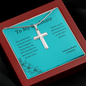 To My Soulmate / Soulmate Gift / Life's Journey Gift / Stainless Steel Cross Necklace
