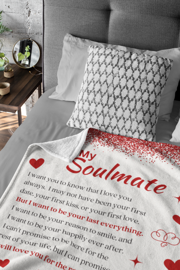 Soulmate Love Always - Fleece Blanket - 50x60