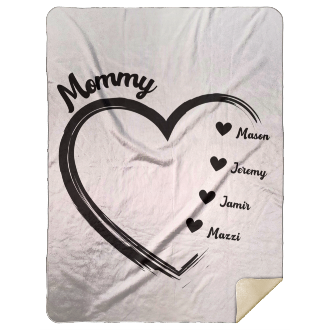 Mommy w/names - Sherpa Blanket (UPDATE 1)
