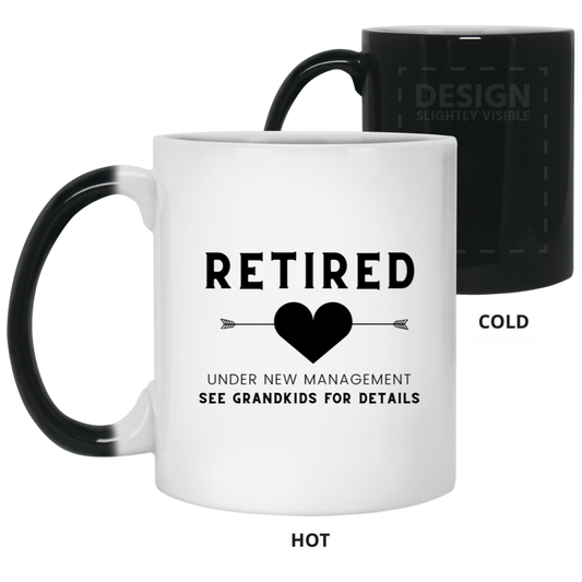 Retired See Grandkids - Color Changing Mug