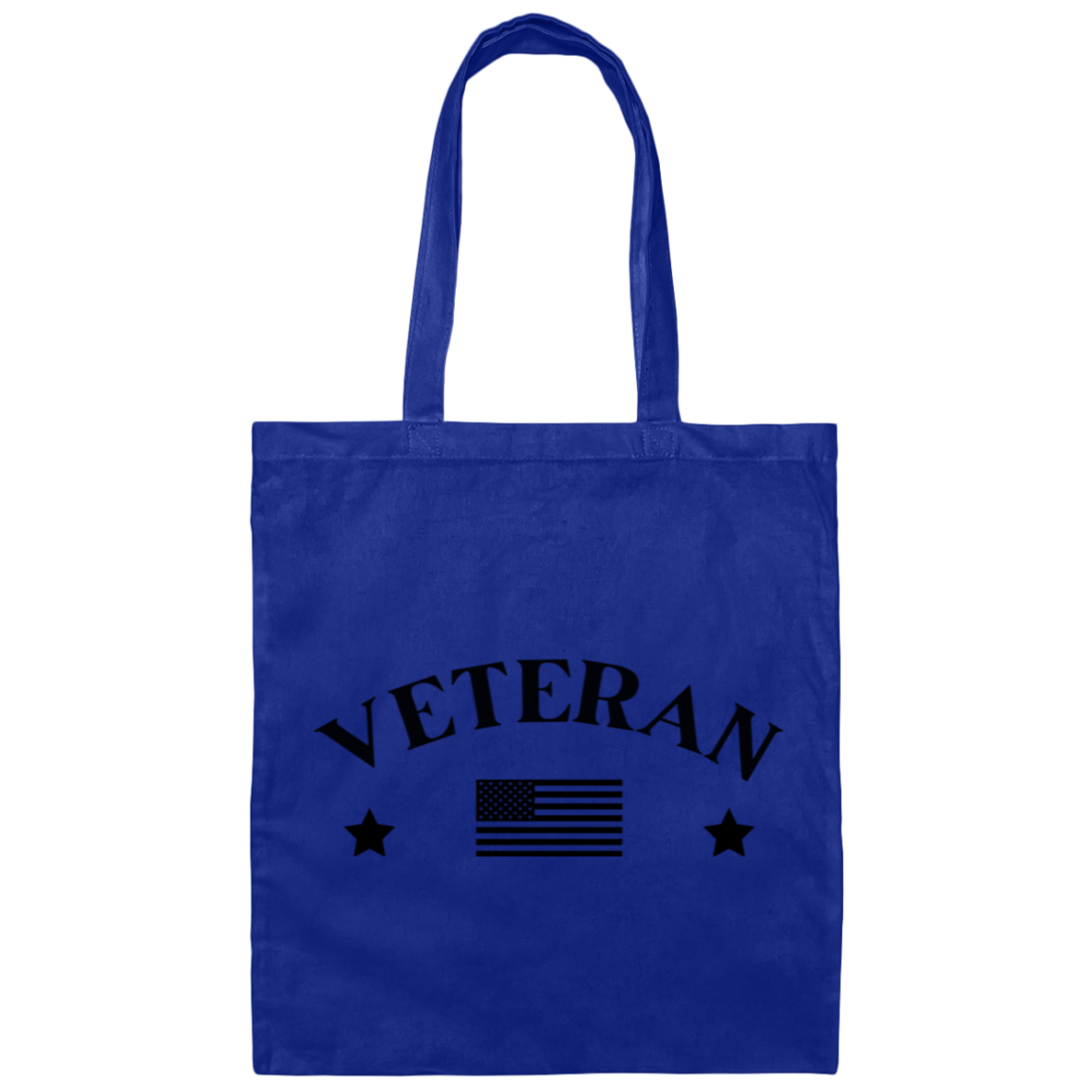 Veteran w/Flag - Tote Bag