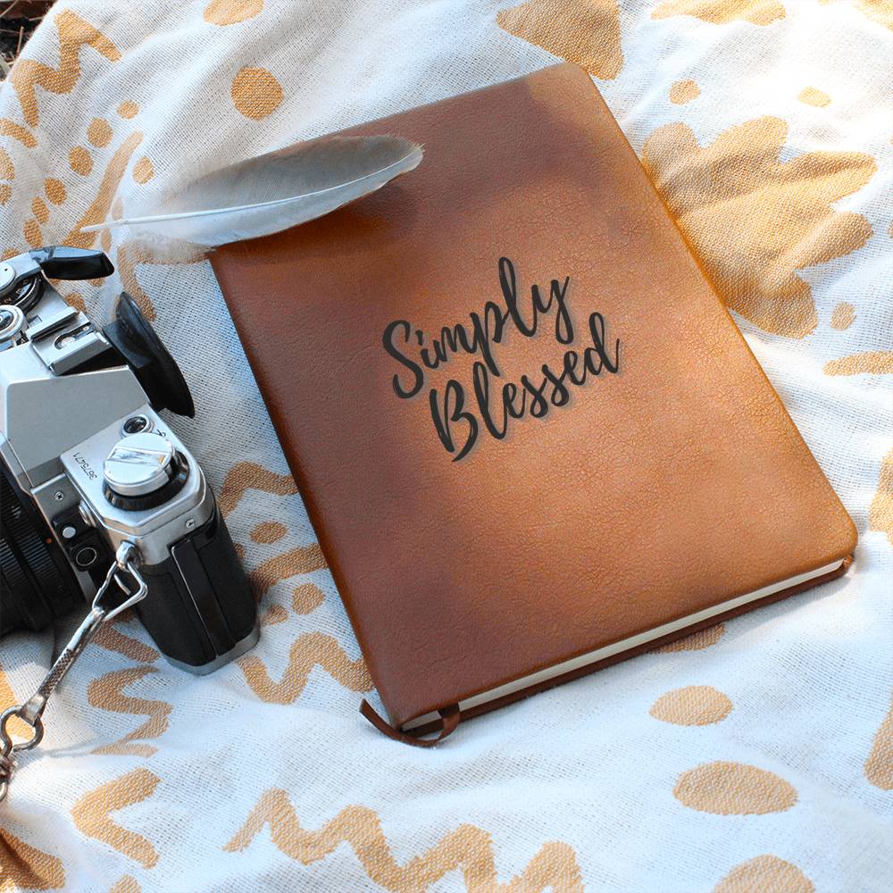 Simply Blessed - Vegan Leather Journal
