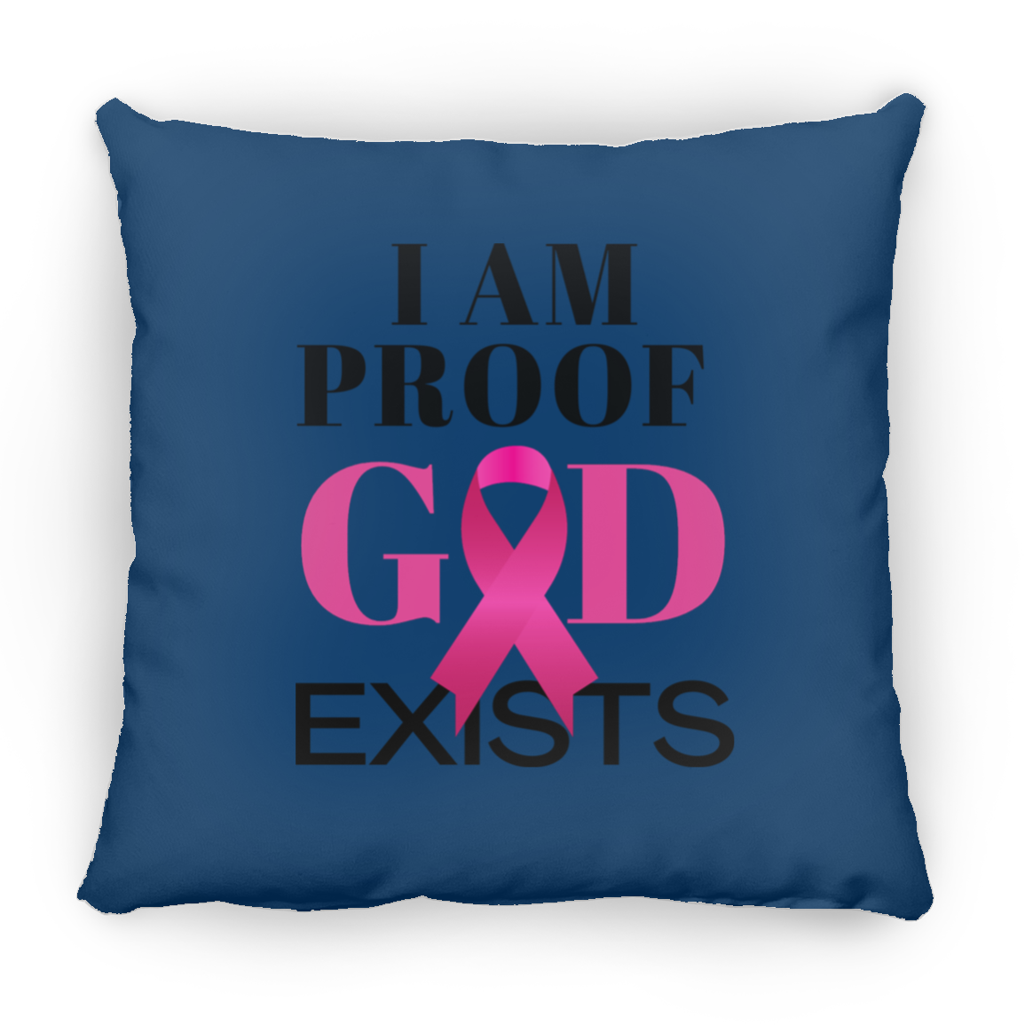 I Am Proof God Exists - Medium Square Pillow
