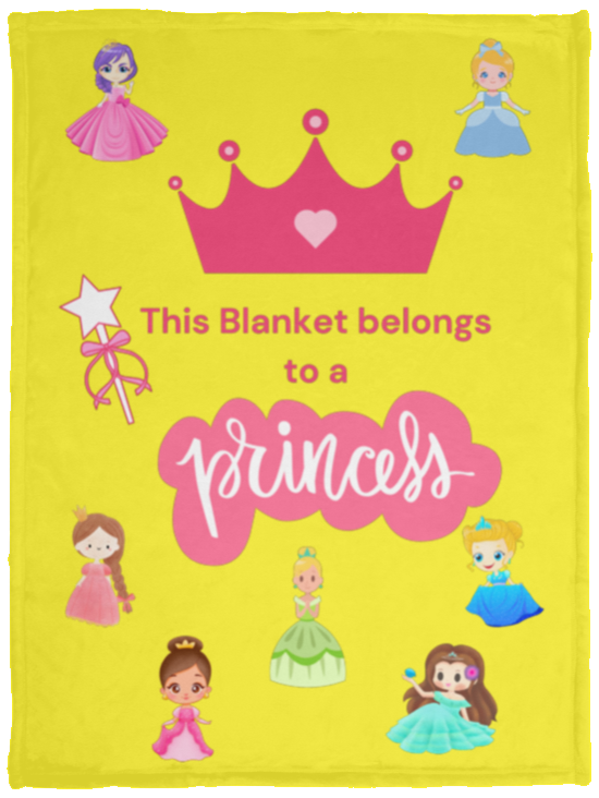 Princess Blanket - Cozy Plush Fleece Blanket - 30x40