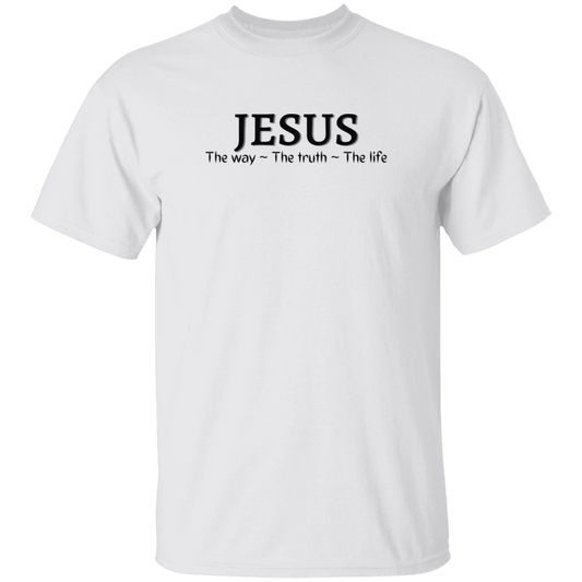 Jesus Way/Truth/Life (Black Letters)
