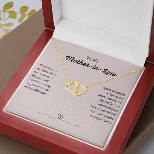 Mother-in-Law / Mother's Day / Everlasting Love Gold Necklace