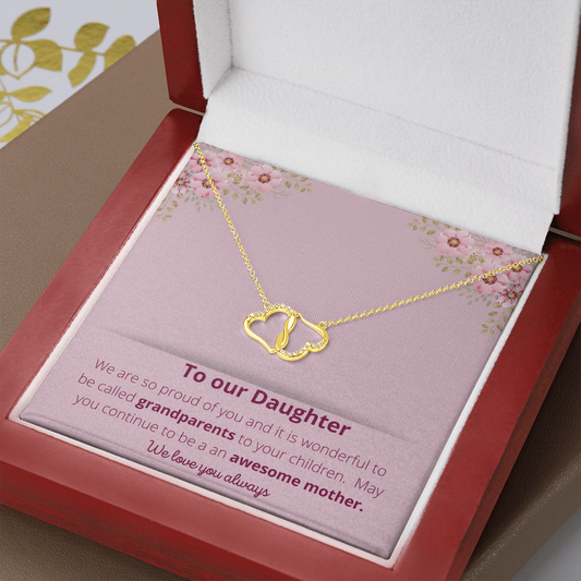 Our Daughter / Awesome Mother / Mother's Day / Everlasting Love Necklace