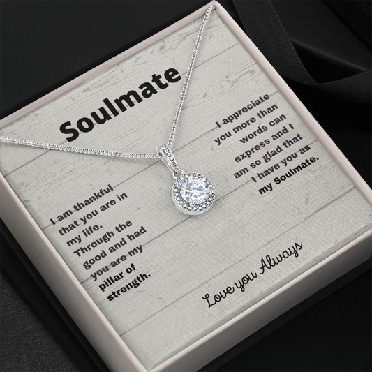 Soulmate / Gift for Soulmate / Eternal Hope Necklace