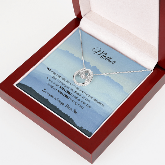 Mother / Mother from Son / Happy Mother's Day / Lucky in Love Necklace