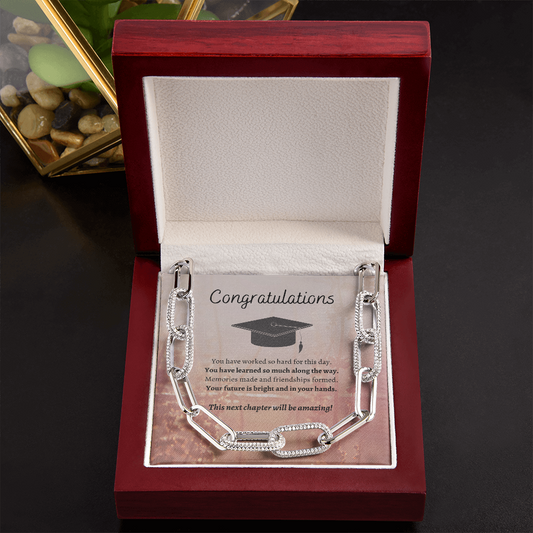 Congratulations Graduate/ For Her / Forever Linked Necklace