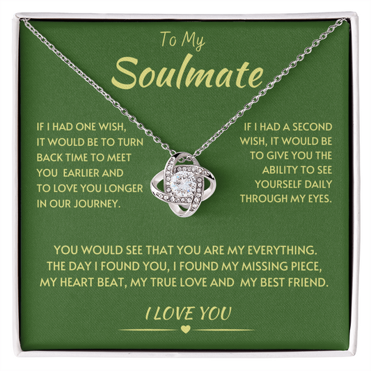 Soulmate - Two Wishes YG - Love Knot Necklace