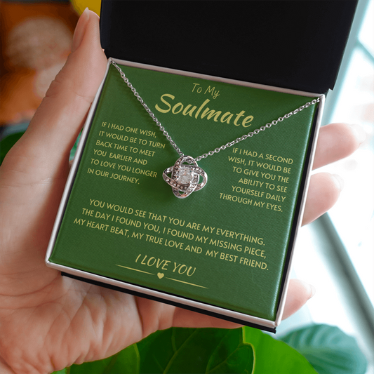 Soulmate - Two Wishes YG - Love Knot Necklace