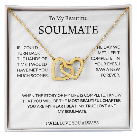 Soulmate - Beautiful Chapter - Interlocking Hearts Necklace