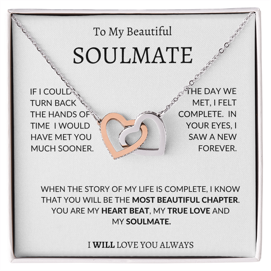 Soulmate - Beautiful Chapter - Interlocking Hearts Necklace