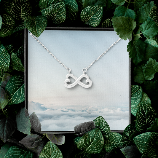 Infinity Heart Necklace without Text