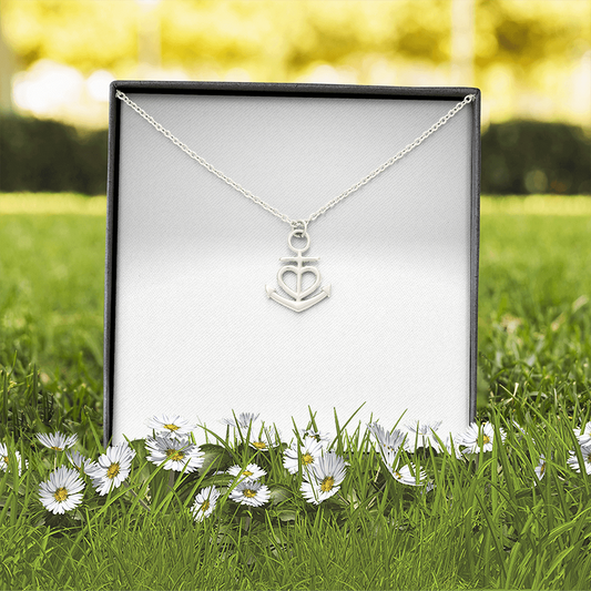 Anchor Necklace without Text