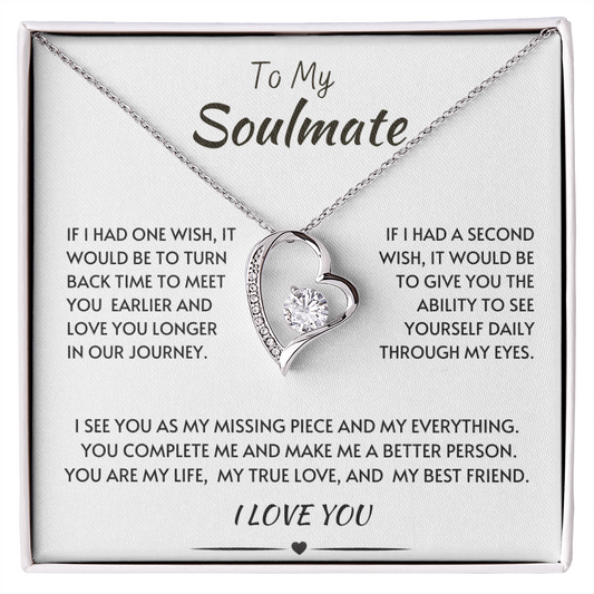 My Soulmate - My Best Friend - Forever Love Necklace