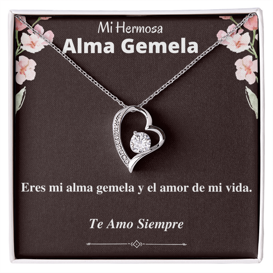Mi Alma Gemela; Alma gemela necklace; Alma gemela amor