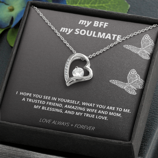 forever love for wife, love for wife necklace