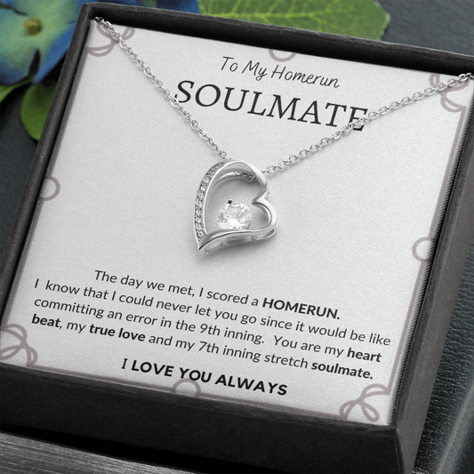 My Homerun Soulmate / Soulmate Gift / Forever Love Necklace Gift