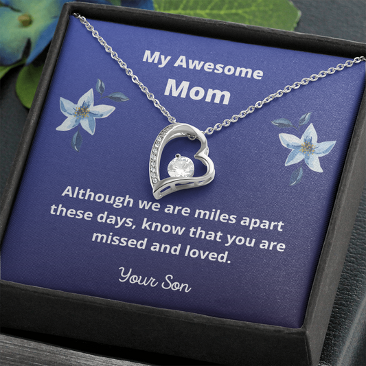 My Awesome Mom / Forever Love Necklace