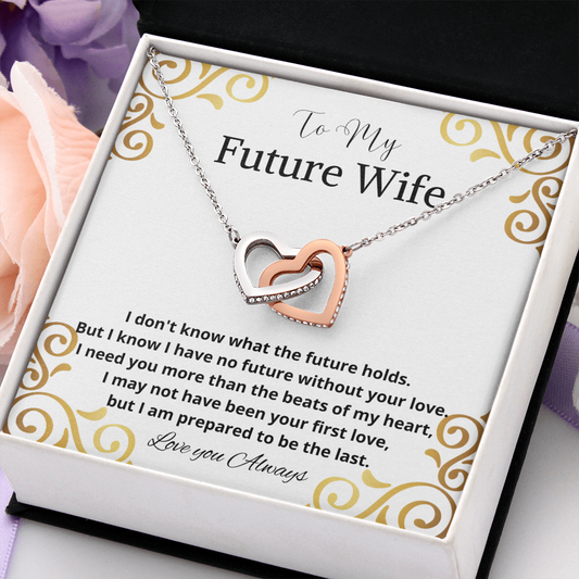 Future Wife |  To My Future Wife | Interlocking Hearts Necklace