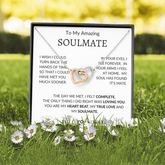 Soulmate - Complete Soulmate - Interlocking Hearts Necklace