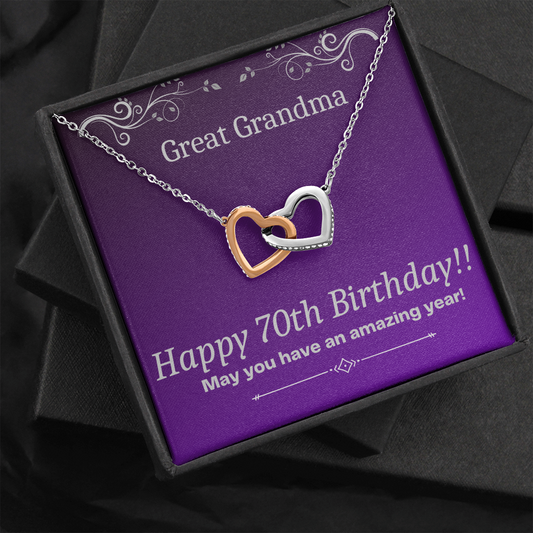 Great Grandma birthday, Great Grandma 70th, Great Grandma gift, Great Grandma necklace gift