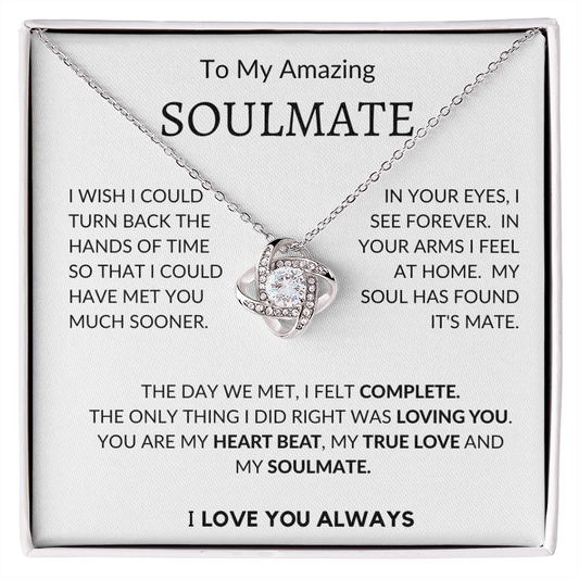 Soulmate necklace, soulmate gift, soulmate love, soulmate complete